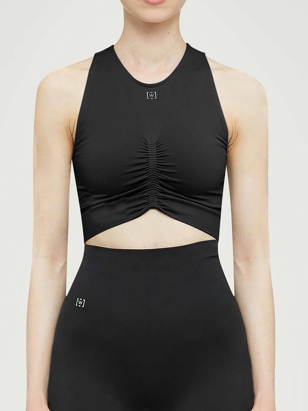 WOLFORD  ruched-detailing performance top-3