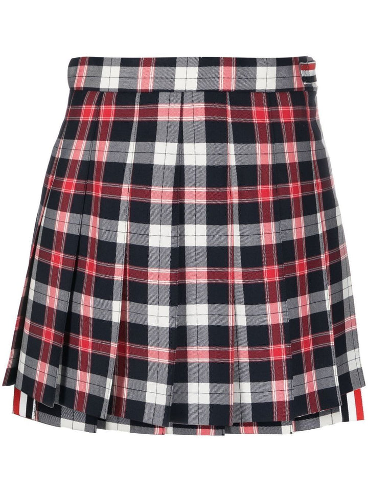 THOM BROWNE School Uniform Twill mini skirt-0