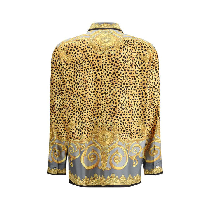 Silk Cheetah Foulard Shirt