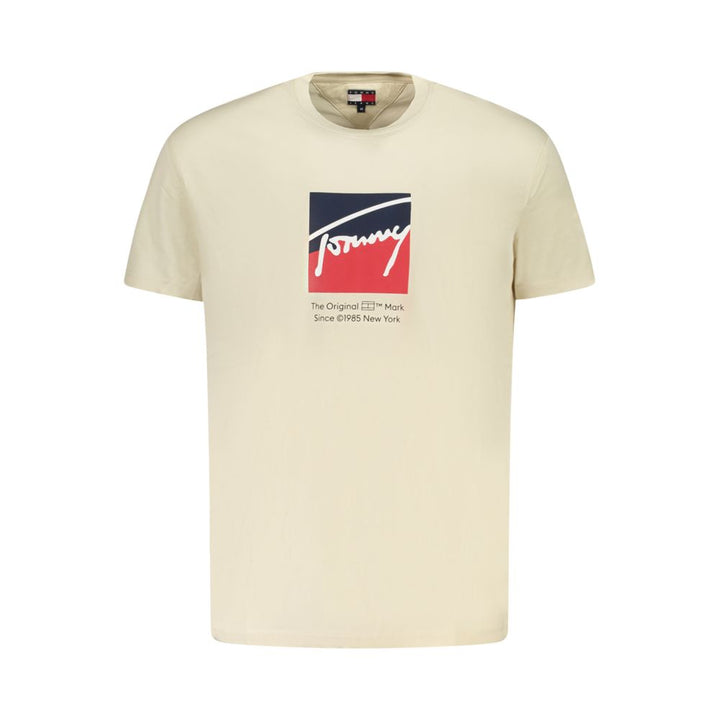 Beige Cotton T-Shirt