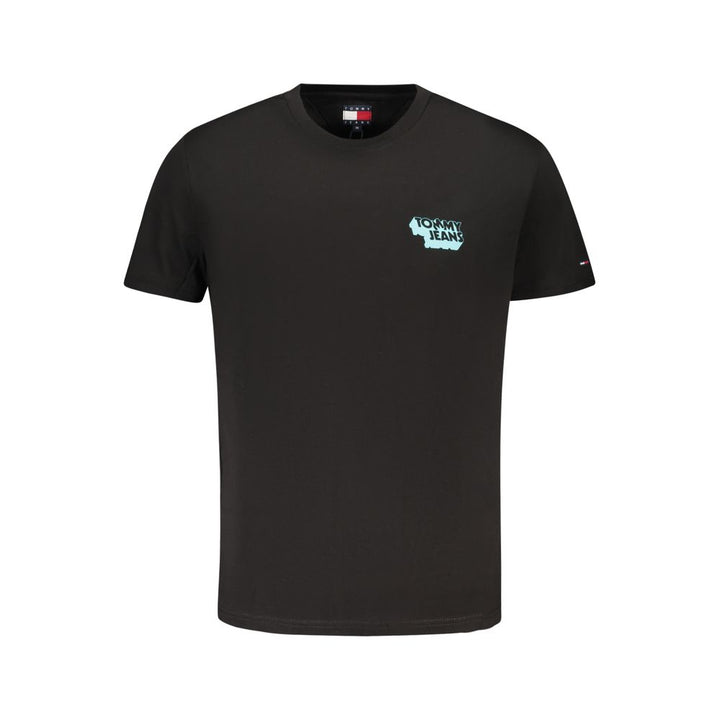 Black Cotton T-Shirt