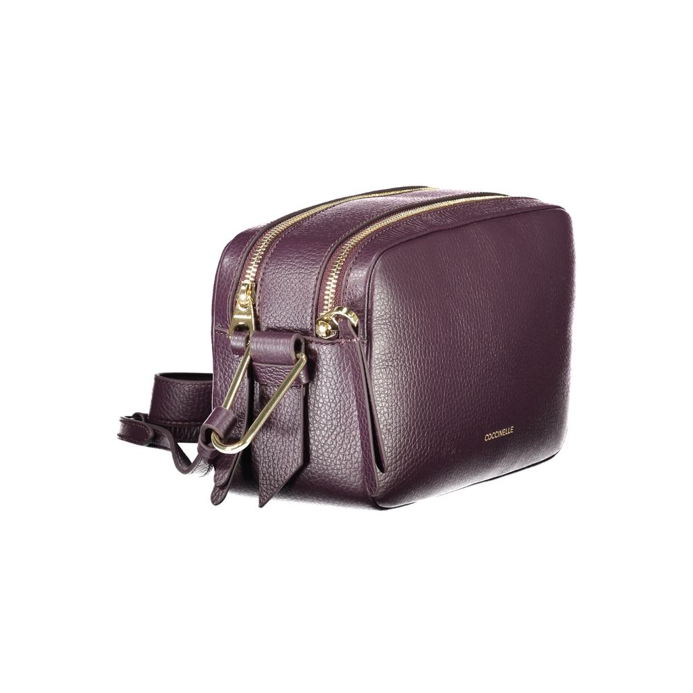 Purple Leather Handbag