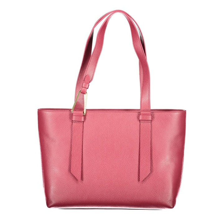 Purple Leather Handbag