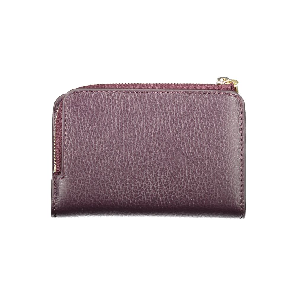 Purple Leather Wallet