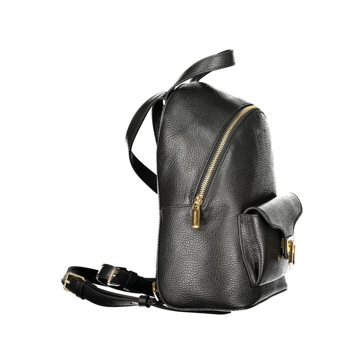 Black Leather Backpack
