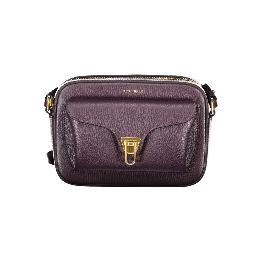 Purple Leather Handbag