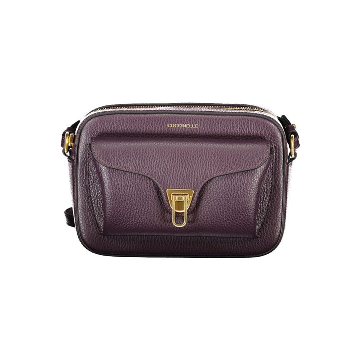 Purple Leather Handbag