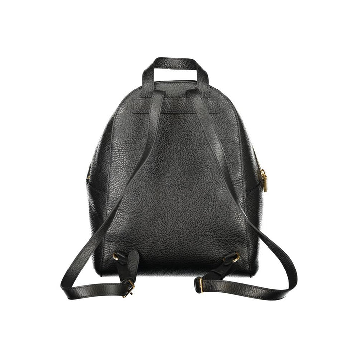 Black Leather Backpack