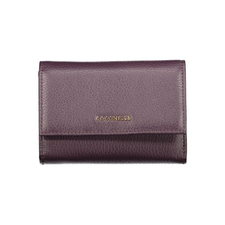 Purple Leather Wallet