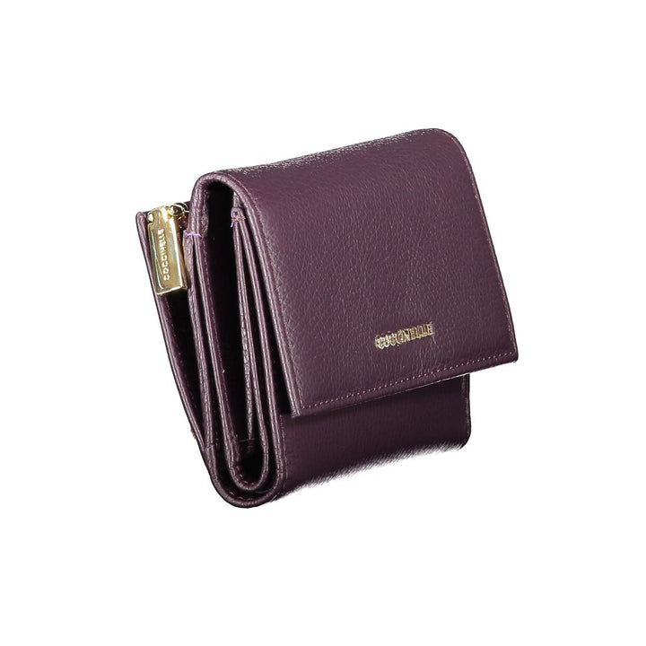 Purple Leather Wallet
