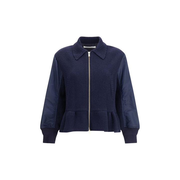 Bomber Jacket with wool inserts