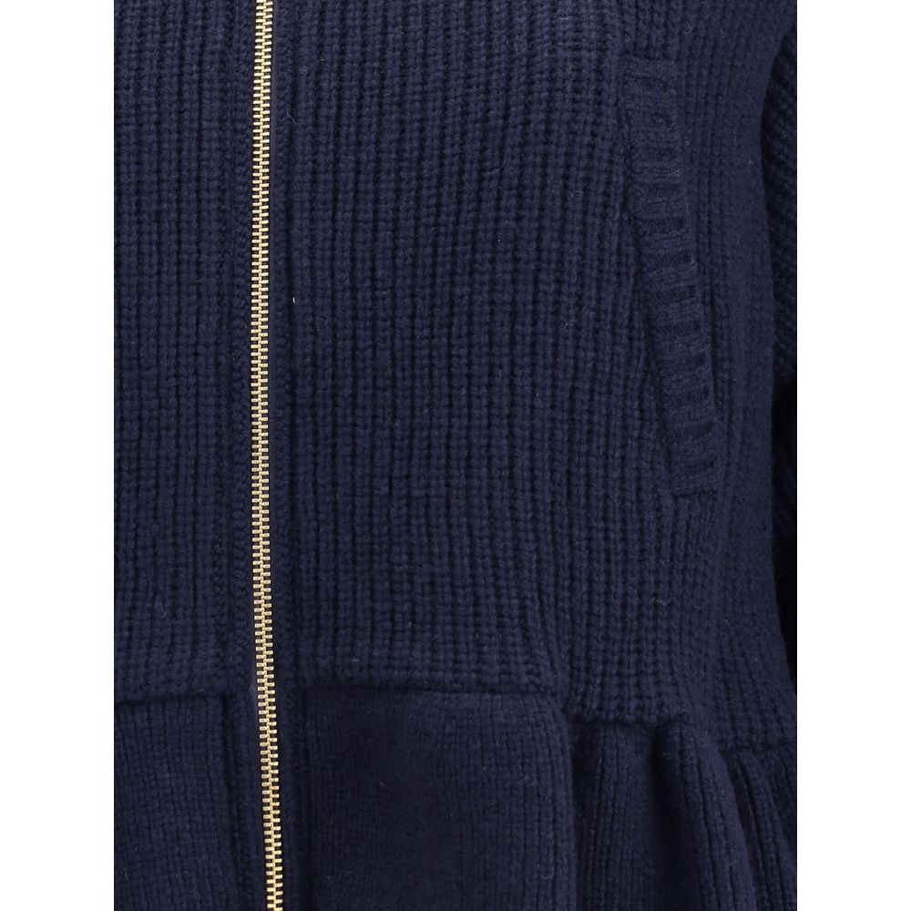 Bomber Jacket with wool inserts