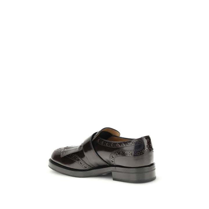 Buckle Monk Strap Laced Shoes