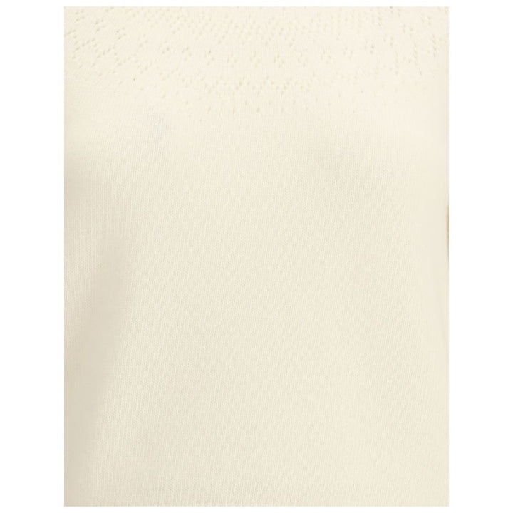 Pointelle wool Sweater