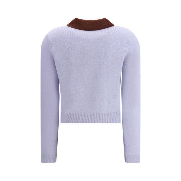 Contrast collar Sweater