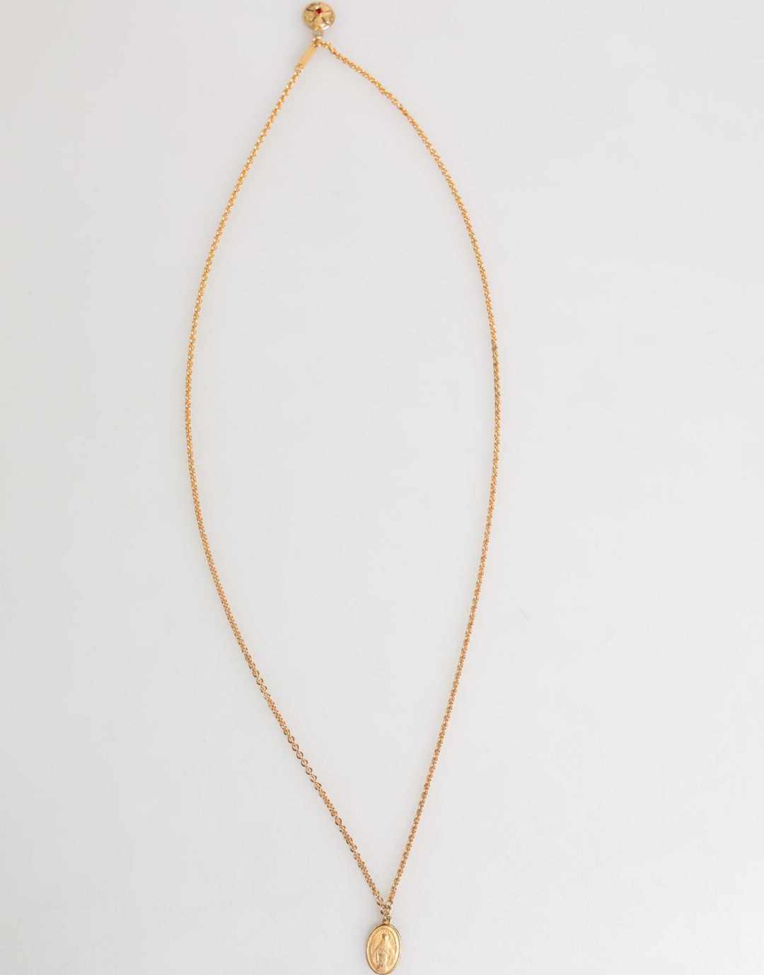 Gold Medallion Metal Chain Charm Men Pendant Necklace