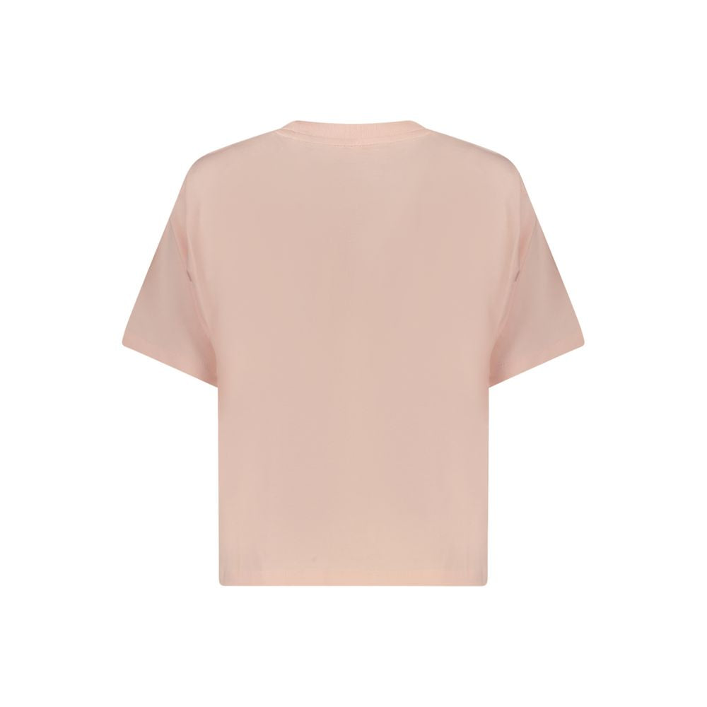 Pink Cotton Tops & T-Shirt