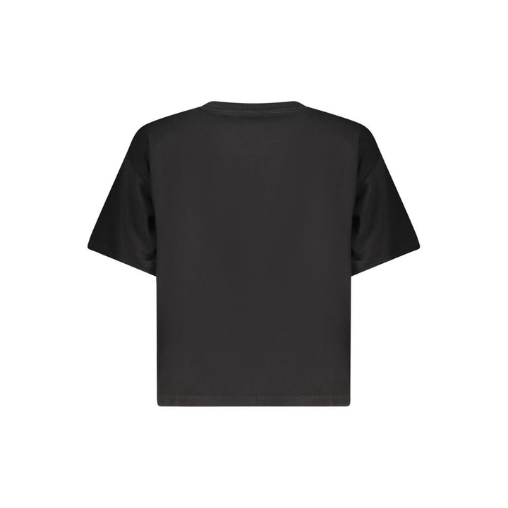 Black Cotton Tops & T-Shirt