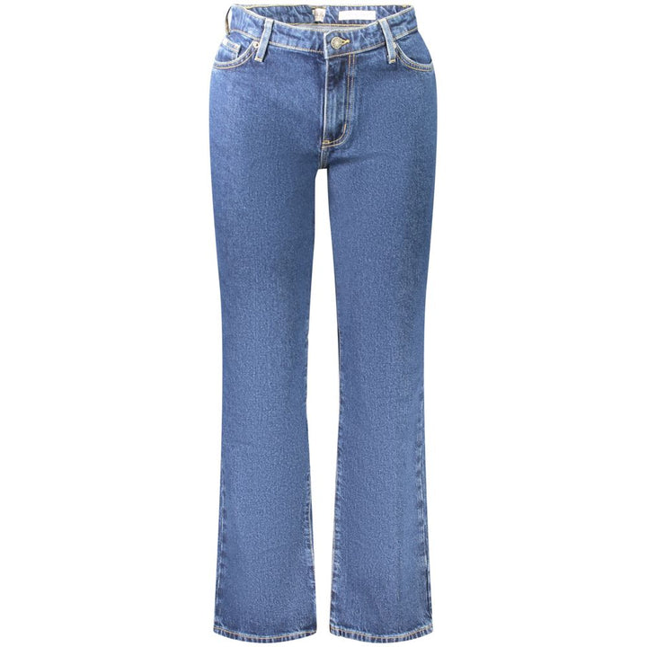 Blue Cotton Jeans & Pant