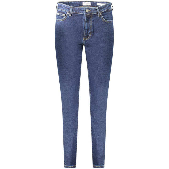 Blue Cotton Jeans & Pant