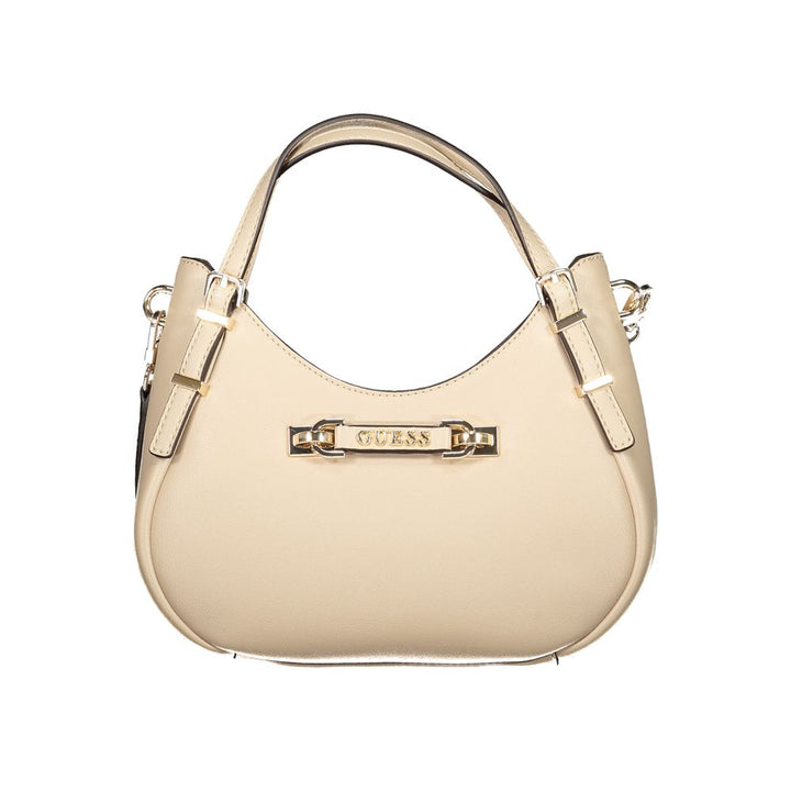 Beige Polyethylene Handbag