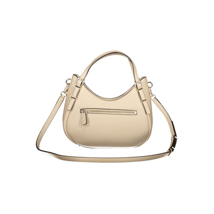 Beige Polyethylene Handbag