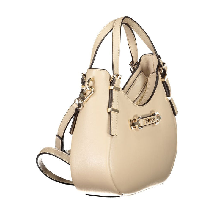 Beige Polyethylene Handbag