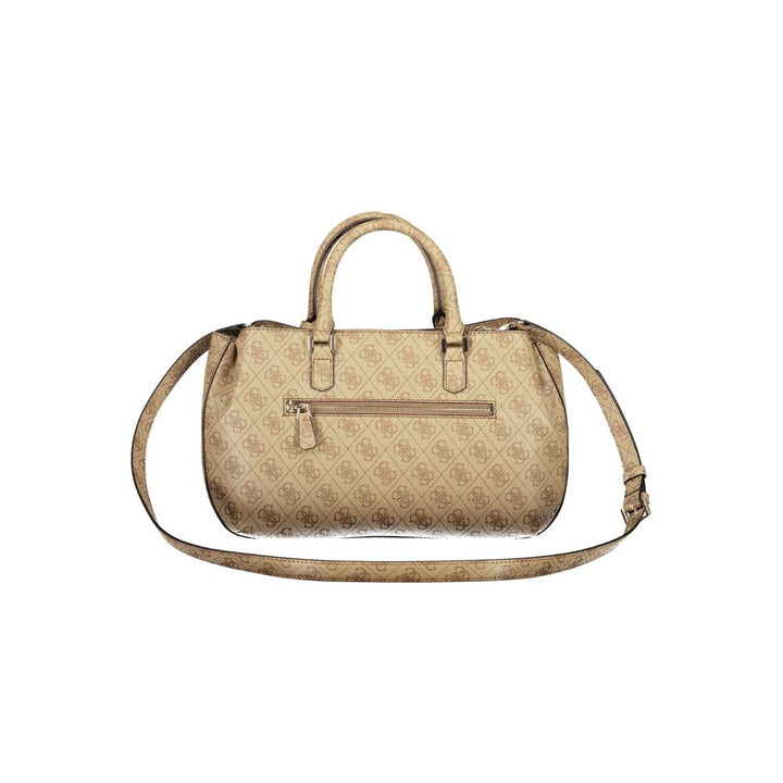 Beige Polyethylene Handbag