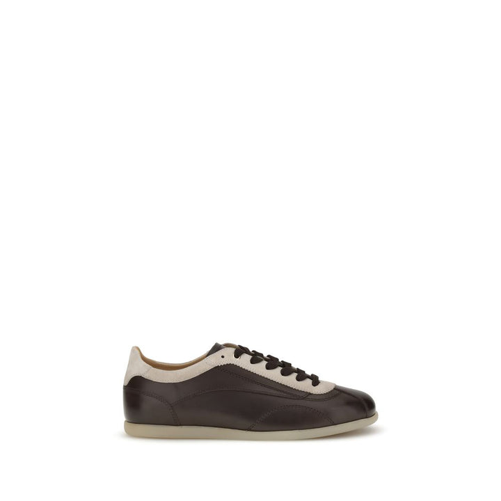 Calfskin and suede Sneakers