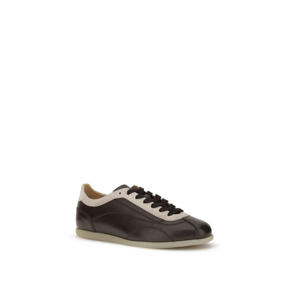 Calfskin and suede Sneakers