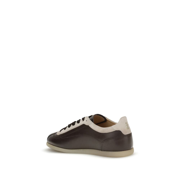 Calfskin and suede Sneakers