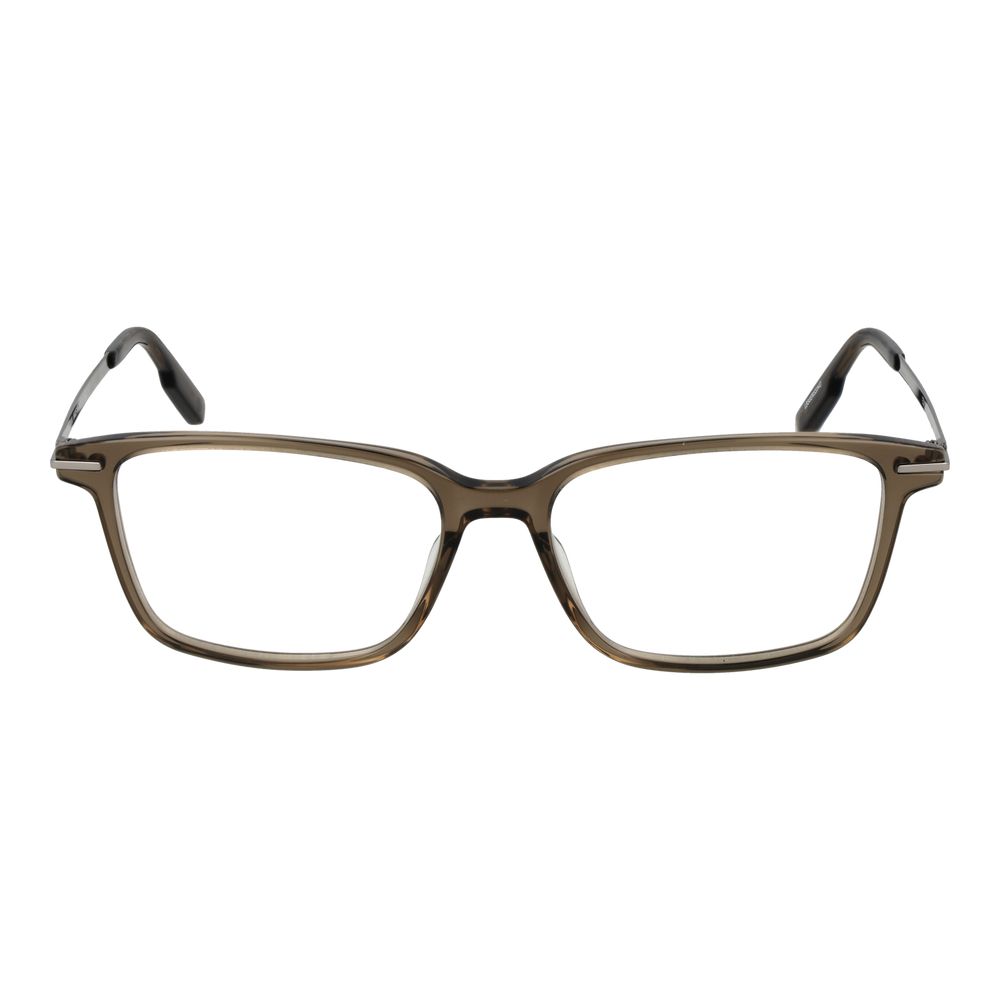 Beige Men Optical Frames