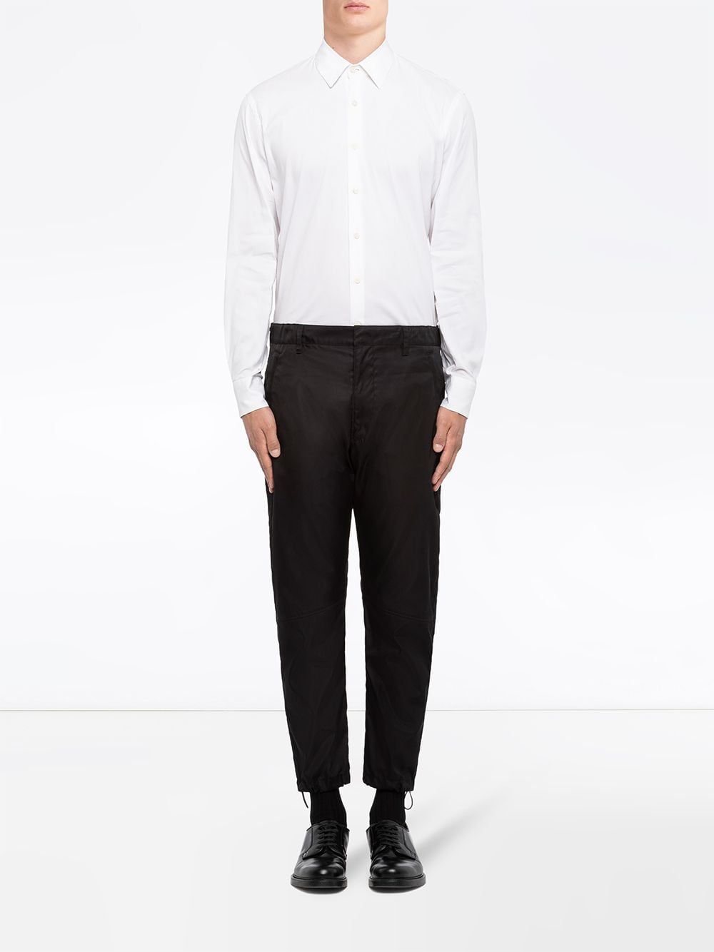 Re-Nylon cropped trousers-1