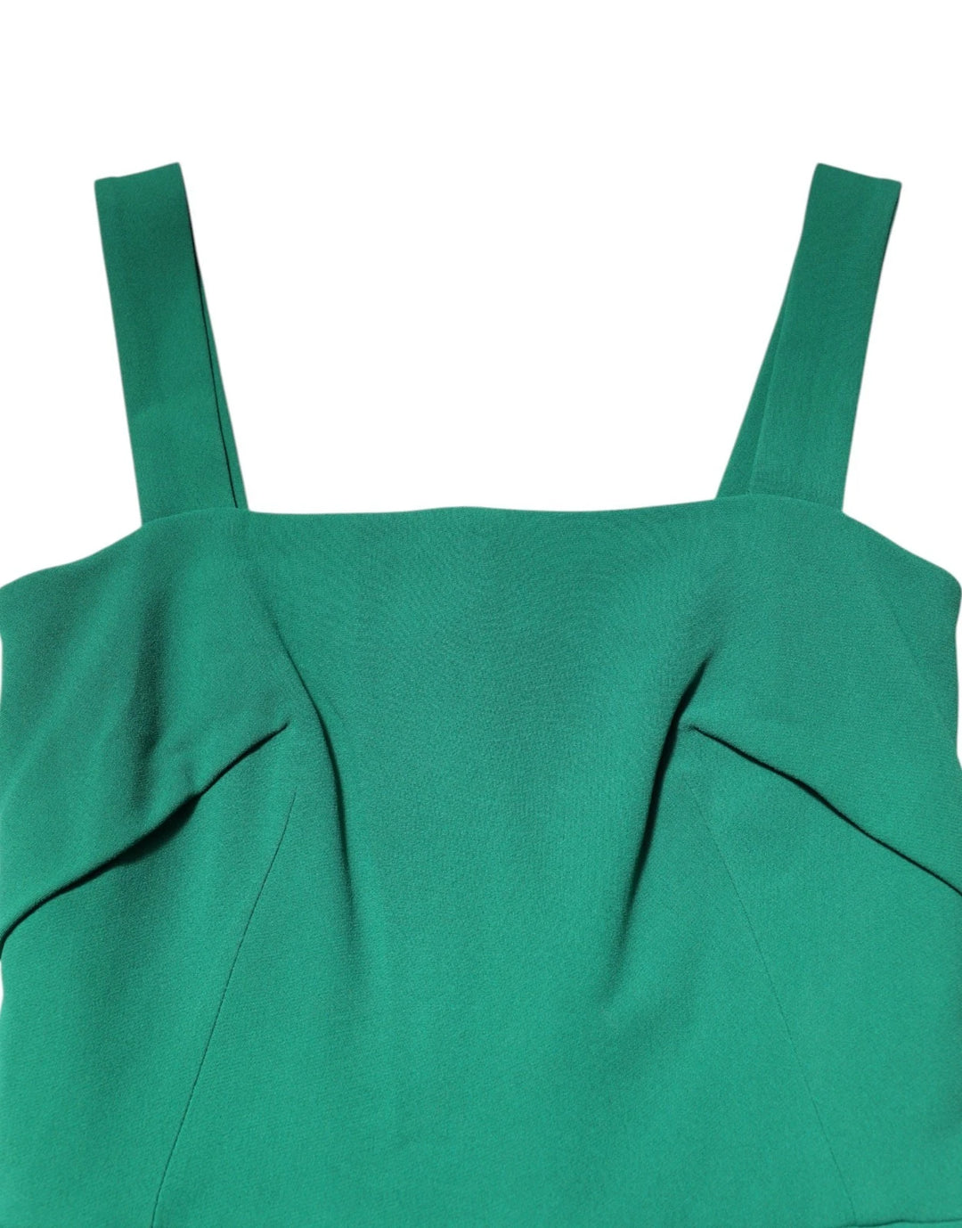 Dark Green Sleeveless Rayon Bodycon Dress