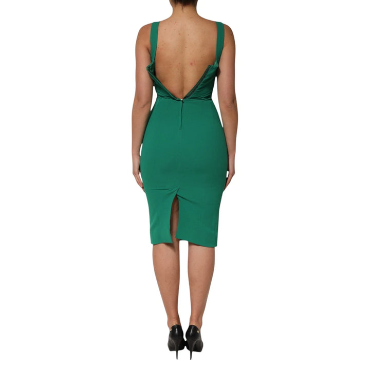 Oh Polly Bodycon Emerald Green Dress Women Wrap V Neck Dress Split Hem Slim Fit O Oh Polly Bodycon Emerald Green Dress Women Wrap V Neck Dress Split Hem Slim Fit O