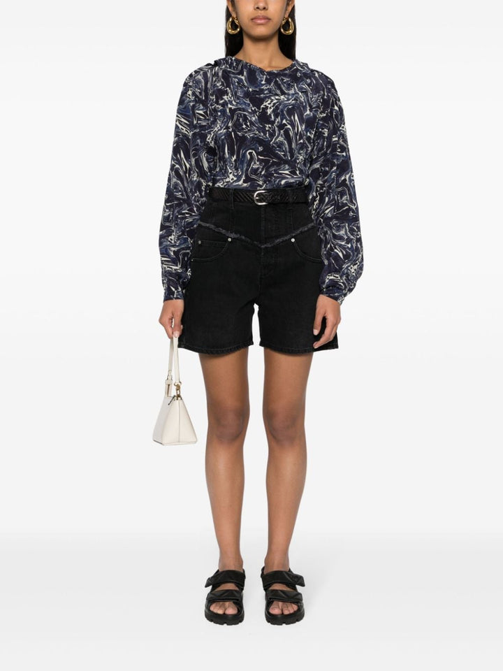 Oreta denim shorts-2