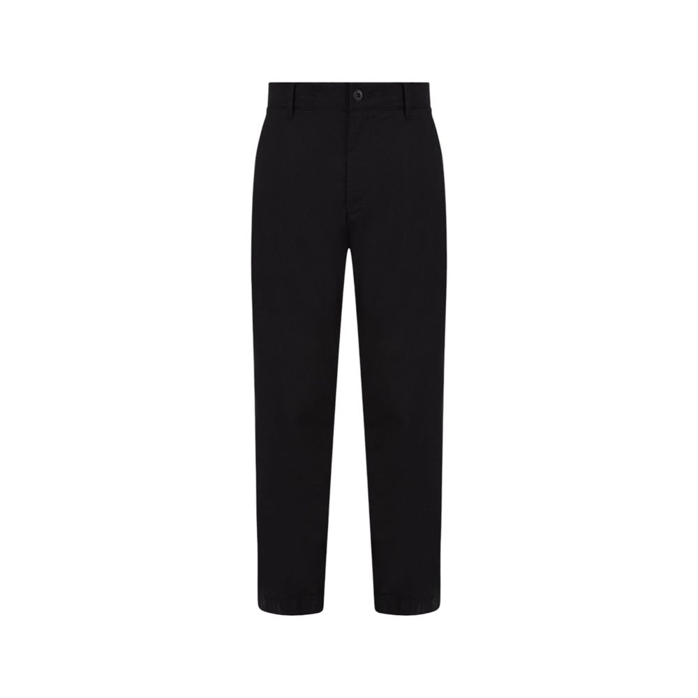 Black Recycled Cotton Pant