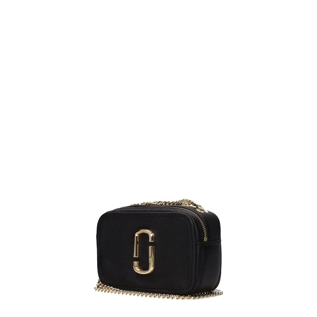 Marc Jacobs Black Leather Crossbody Bags