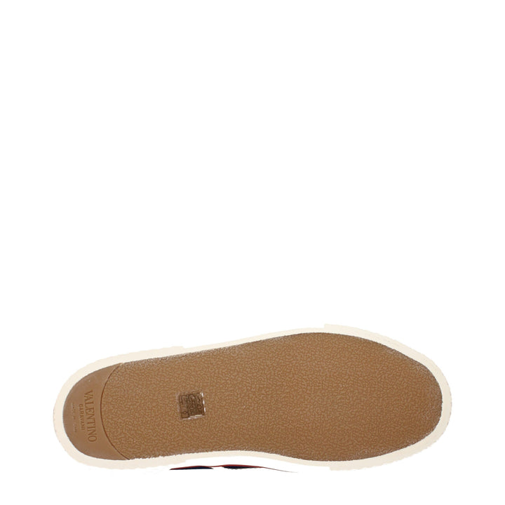 Blue Fabric Low Tops