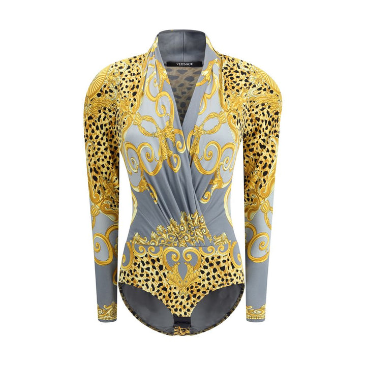 Leopard draped Bodysuit