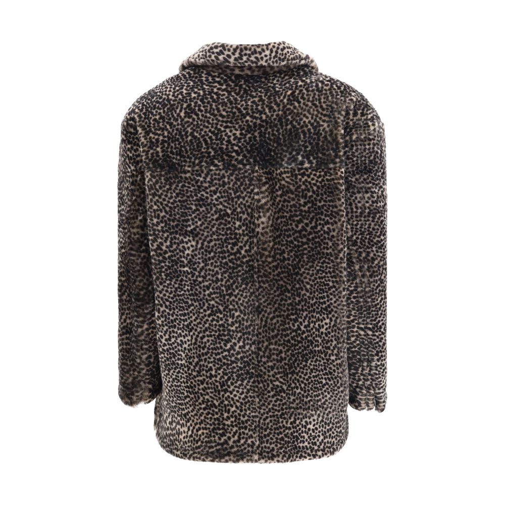 Spotted patterned Fur Jacket