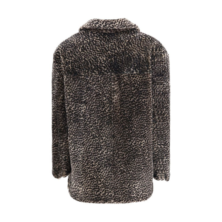 Spotted patterned Fur Jacket