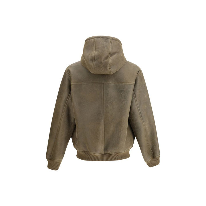 Leather bomber Jacket