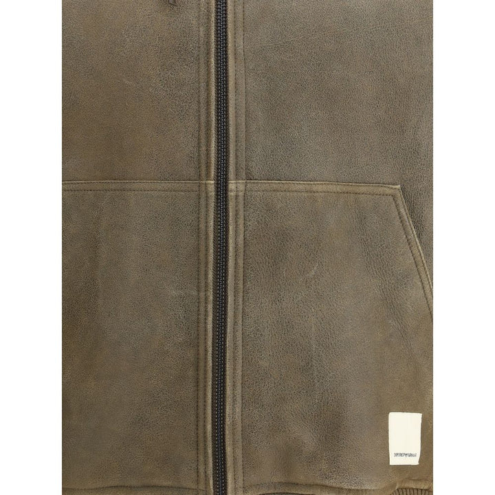 Leather bomber Jacket