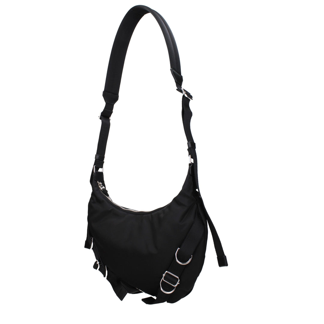 Black Nylon Crossbody Bags
