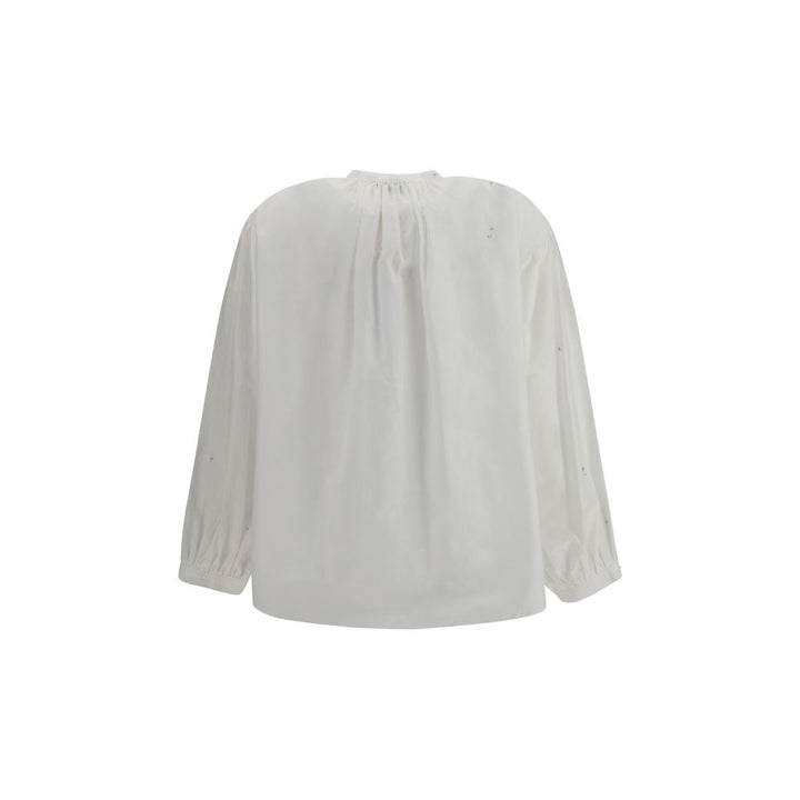 Voile Shirt with embroidery