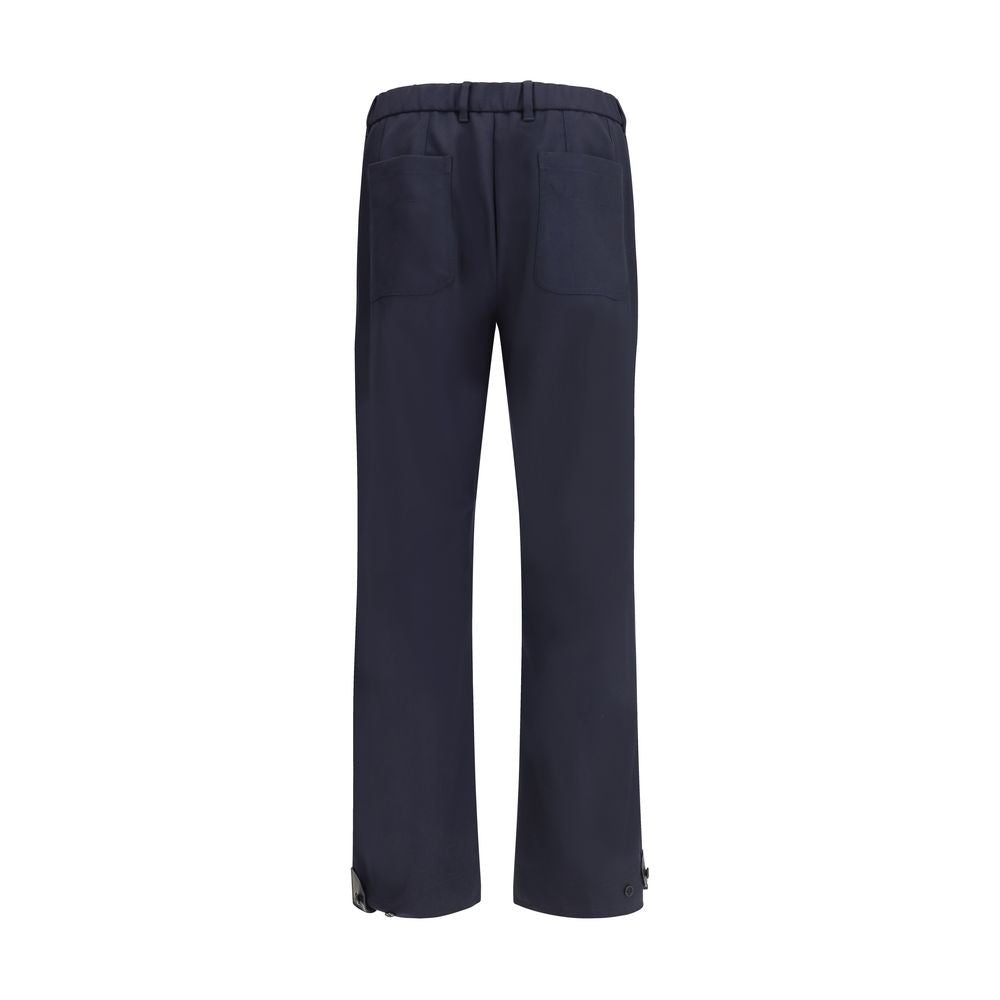 Wool straight Pants