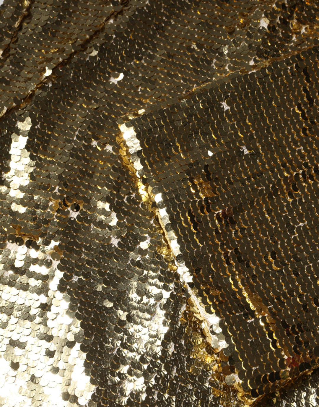 Gold Sequin Long Sleeve Mini Dress