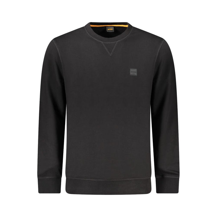 Black Cotton Sweater
