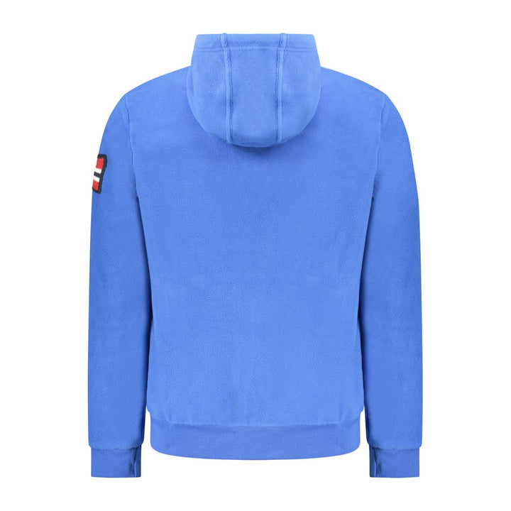 Blue Polyester Sweater